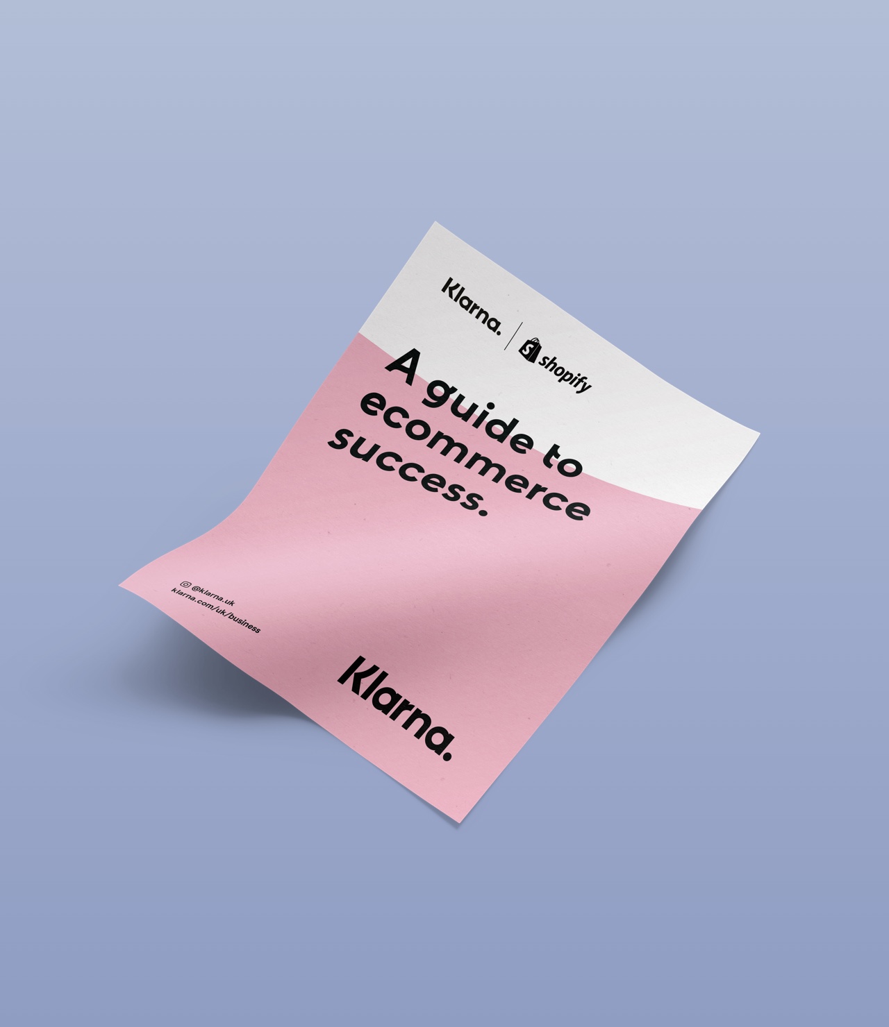 Klarna confidentiality report cover design