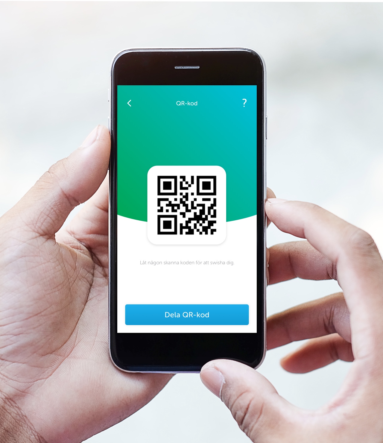 Swish personal QR code design