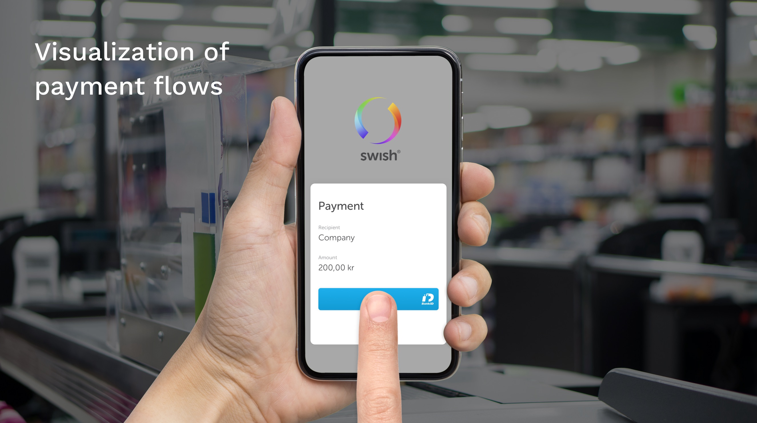 Swish visualization of payment flows